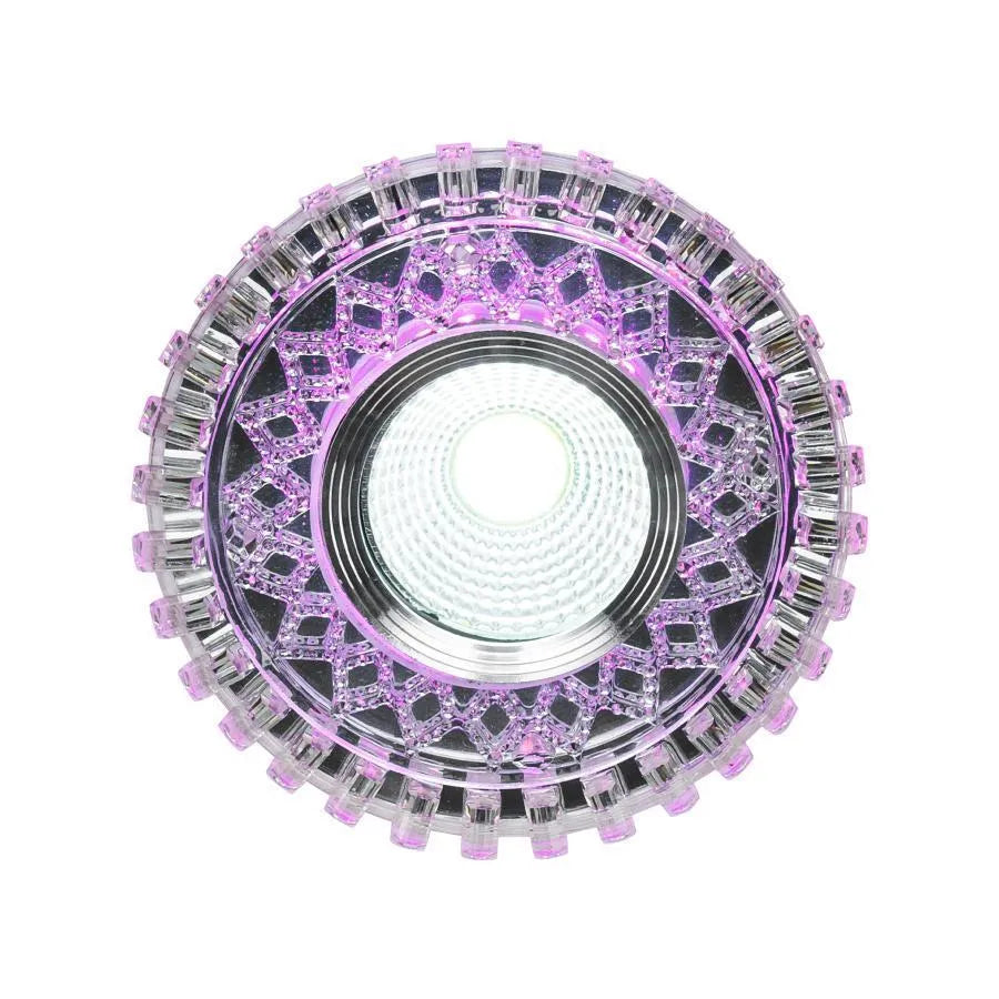 LED škvrny, 5W, okrúhle, 6000K, fialové svetlo