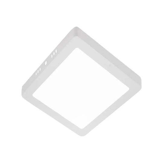 Aplikované miesto LED, 12W, 6400K, kov a akryl, biele