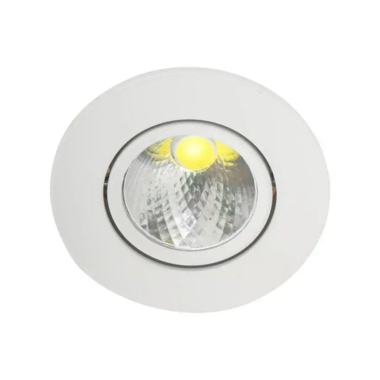 LED škvrny v nedeľu, 3W, kov, biela