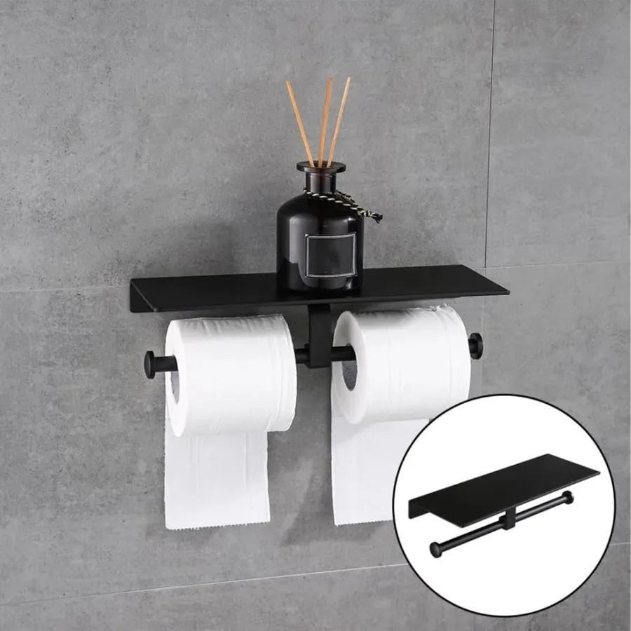 Hygienický držiak papiera s podporou telefónu/čierneho parfumu GJ602