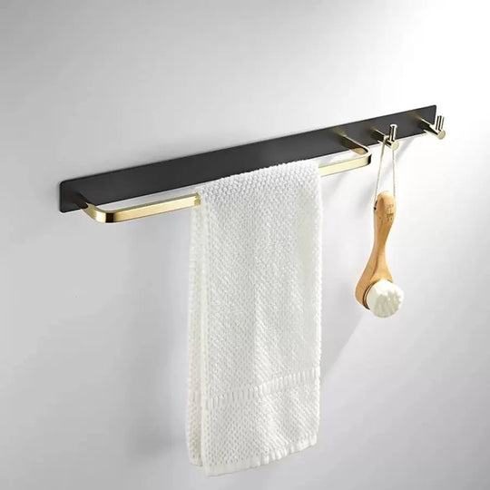 Držiak na uteráky a kúpeľňové doplnky Black Gold GJ621 držiak na uteráky Predvolený názov Alessandro Design