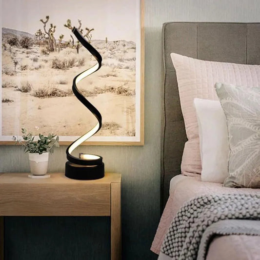 LED lampa LED 38W, silikón a kov, čierna