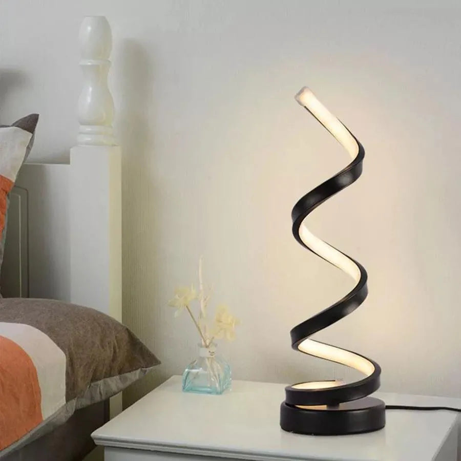LED lampa LED 38W, silikón a kov, čierna