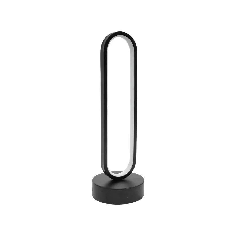 Lampa LED Creatoris, 30 W, studené/horúce/neutrálne svetlo, kov a akryl, čierna