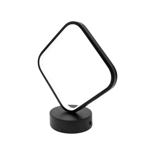 LED žiarovka LED, 26W, 3000K/4000K/6000K, kov a akryl, čierna