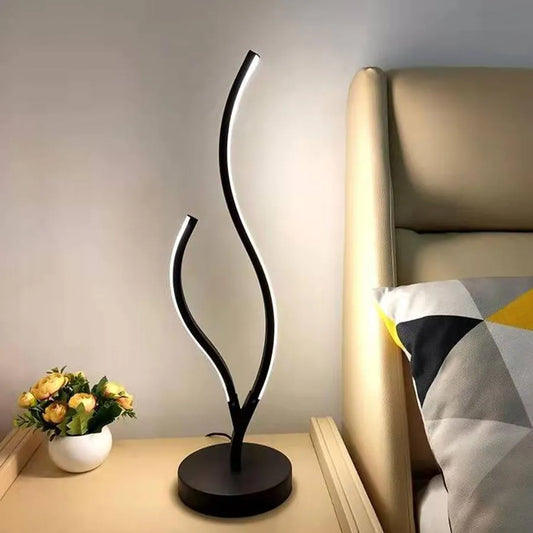 Minos LED lampa, 48 W, studené/horúce/neutrálne svetlo, kov a akryl, čierna