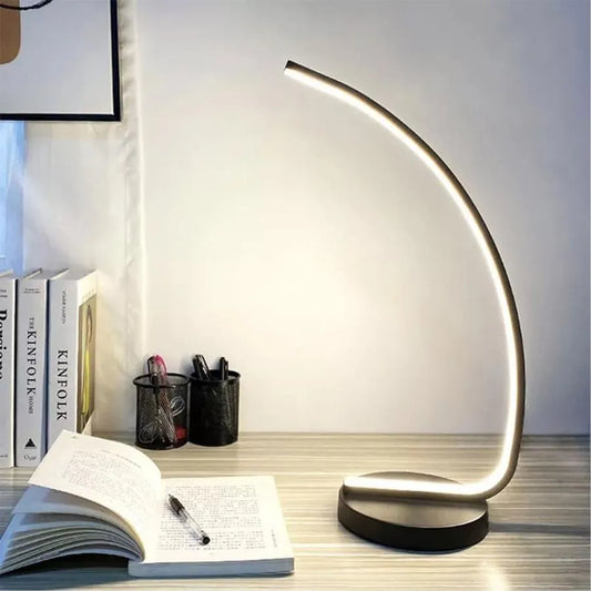 LED lampa nemis, 28W, studené/horúce/neutrálne svetlo, kov a akryl, čierna