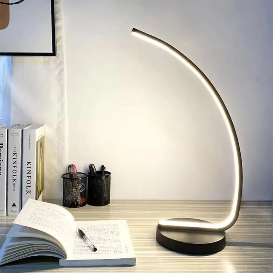 LED lampa nemis, 28W, studené/horúce/neutrálne svetlo, kov a akryl, čierna