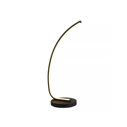LED lampa nemis, 28W, studené/horúce/neutrálne svetlo, kov a akryl, čierna