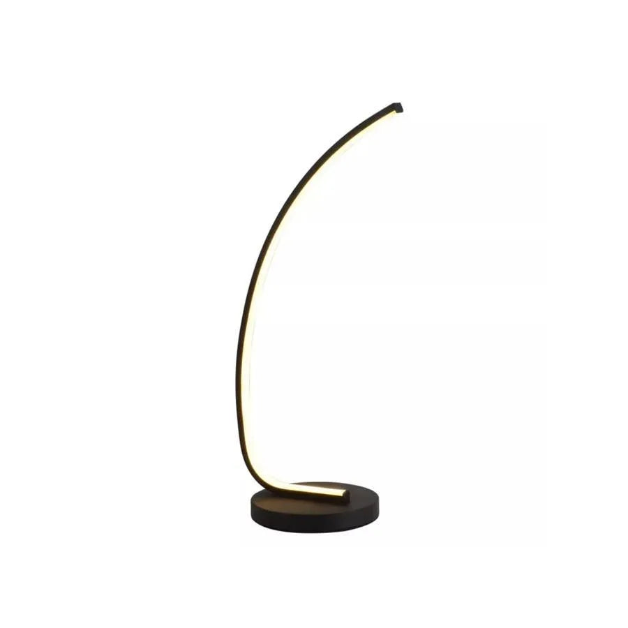 LED lampa nemis, 28W, studené/horúce/neutrálne svetlo, kov a akryl, čierna