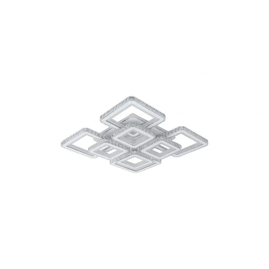LED luster s diaľkovým ovládaním Leila, 362W, White, Daisy, RGB