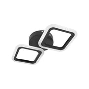 LED LED Pulsaris, 24W, akrylové, čierne, 4000K, IP.20