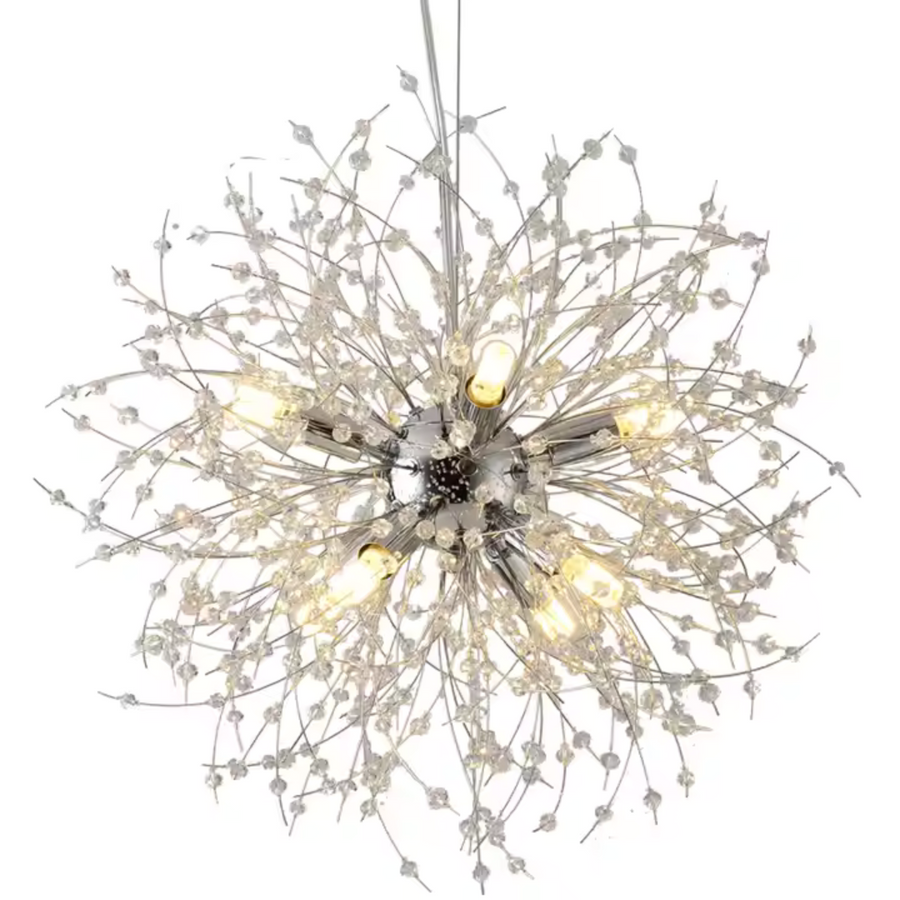 Schönbrunn krištáľový luster, 12x G9, priemer 60 cm, lesklý chróm, súčasná elegancia
