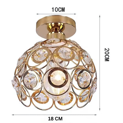 Rossi Crystal Luster, 1*E27, kov, zlato
