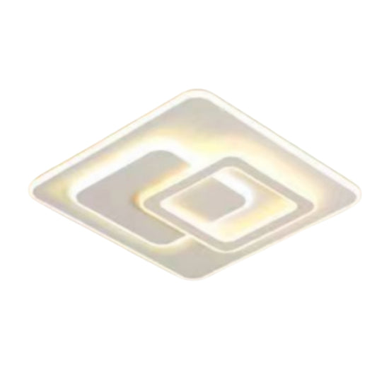 LED lulus s nolux pero, 120 W, 3 štvorce, studené/horúce/neutrálne svetlo, biele, biele