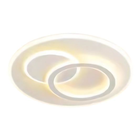 LED luster s diaľkovým ovládaním nolux luminosa, 120 W, 3 kruhy, studené/horúce/neutrálne svetlo, nestabilné, biele